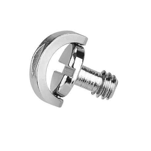 10 Pack Stainless Steel D Shaft D-Ring 1/4" Tripod Screw Adapter, Camera Screw Adapter, Quick Release Mounting Screw Adapter for Camera Camcorder ...