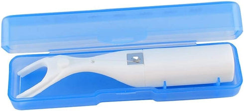 Dental Floss Holder with 50 Meter Flosses Reach Waxed Dental Floss for Plaque and Food Removal Advanced Care Flossers Floss Mate Handle Dental Ora...
