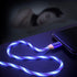 IHAO USB Type C to Type C PD 60W Fast Charging Cable Phone Charger High Data Speed Visible Cool LED Current Flowing for All USB C Device-Blue/39 I...