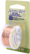 Artistic Wire 22 Gauge Bare Copper Craft Jewelry Wrapping Wire, 8 yd...