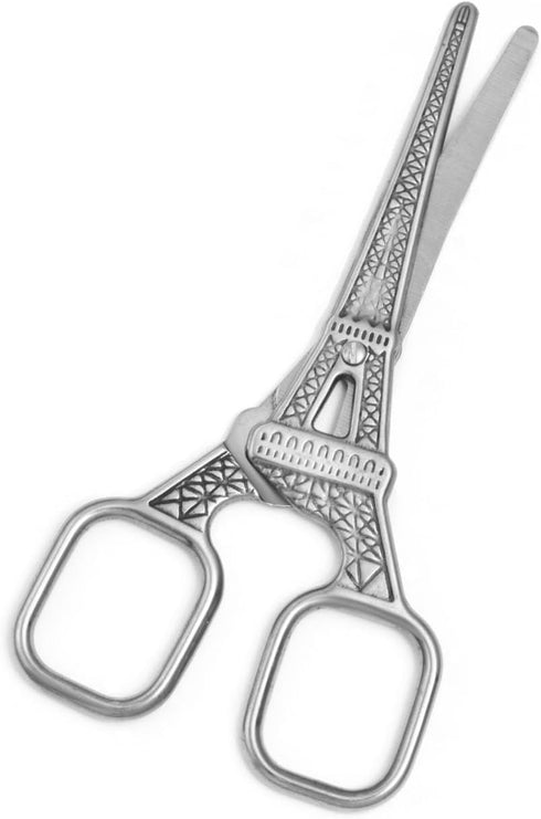 Eiffel Tower Embroidery Scissors - 4.2 Inch Stainless Steel Sharp Sharp Detail Shears for Craft - Sewing Scissors Stitch Cutting - Embroidery Sewi...