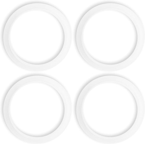 4 Pcs Replacement Gasket Seal Ring, 50mm Silicone Steam Ring Espresso Machine Repair Kit, Grouphead Gasket Replacement Part Compatible with De'lon...