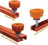 O'SKOOL T-Track Knob Kit with Threaded Through 5/16-18 Knobs, T-Bolts and Washers for Woodworking Jigs and Fixtures – 10 Pack...