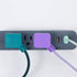 Globe Electric - 78257 Designer Series Power Strip, Rose 3 Outlet...