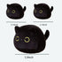 Mini Cat Stuffed Animal Cute Cat Plush Doll Toy Gift for Girls Boys Christmas 3 Pieces (3 zhiblack cat)...