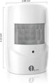 1byone Motion Sensor Alarm 1000 FT Range Extra Loud Chimes Home Security Alarm System with 1 Weatherproof Infrared Sensor Protect Indoor/Outdoor P...