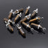Quartz Stones Pendant Wholesale Natural Crystal Healing Point Chakra Reiki Pendants for Necklace Earrings Bracelet Jewelry Making (Tiger's Eye)...