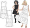 Style Arc Sewing Pattern - Nova Midi Dress (Sizes 10-22)...