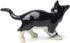 ZOOCRAFT Black Cat Figurine Ceramic Animal Miniature Handcrafted Kitten Gift Decor DIY Craft Design Collectible, 1.10 x 2.40 x 1.34 inches...