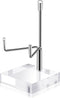 Sibba Plate Stands for Display Adjustable Metal Arms Photo Stand Easel Acrylic Base Small Holder Case Plate Clear Base Home Décor Accents for Pict...