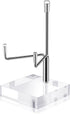 Sibba Plate Stands for Display Adjustable Metal Arms Photo Stand Easel Acrylic Base Small Holder Case Plate Clear Base Home Décor Accents for Pict...