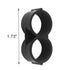 24pcs Black Tubing End Closure, Figure 8 End Fitting Drip Tubing 5/8 inch Drip Fitting, Irrigation Accessories End Closure for Garden Greenhouse S...