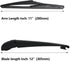 Replacement for Jeep Grand Cherokee 2022 2021 2020 2019 2018 2017 2016 2015 2014 Rear Wiper Arm Blade Set -Genuine Quality...