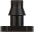 50pcs Drip Barbed connectors, Drip Irrigation Parts End Plug for 1/4 inch Drip Irrigation Tubing, Drip Irrigation Fitting for Garden Drip Irrigati...