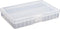 PNGKNYOCN Battery Storage Box,AA Batteries Portable Organizer Box Holds 48 AA Batteries,Insulative Plastic Clear Color...