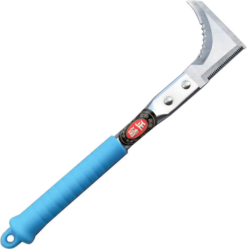 Kosoyo Crack Weeder Crack Weeding Tool Sawtooth Wave Manual Scythe Stainless Steel Gardening Tool -11.42"...