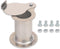 2" Teardrop Flanged Vent for UDS Ugly Drum Smoker Lid Exhaust, BBQ smoker Vent Smoke Stack Damper - With Screws (aluminium)...