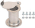 2" Teardrop Flanged Vent for UDS Ugly Drum Smoker Lid Exhaust, BBQ smoker Vent Smoke Stack Damper - With Screws (aluminium)...