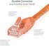 StarTech.com 9ft CAT6 Ethernet Cable - Orange CAT 6 Gigabit Ethernet Wire - 650MHz 100W PoE RJ45 UTP Network/Patch Cord Snagless w/Strain Relief F...