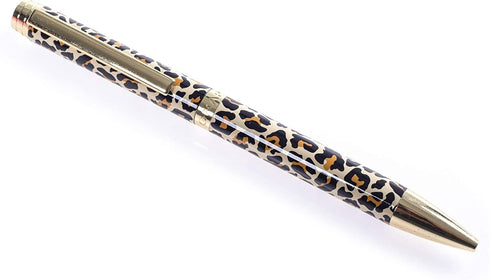 Graphique Cheetah Fashion Pen - 5.5" Ballpoint Pen with Refillable Black Ink, Twist-Top Pen, Makes a Beautiful and Unique Gift...