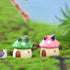 Mushroom Fairy House Fairy Garden Accessories, Mini House Figurines Fairy Garden Decor, Fairy Garden House Ornaments Kit for Home Micro Landscape ...