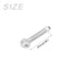 Shoulder Swing Lifting Bolt (M6x25mm) 10Pcs, 304 Stainless Steel Eye Bolts - for Home Renovation, Pipeline Gate Valves Fasteners, Silver...