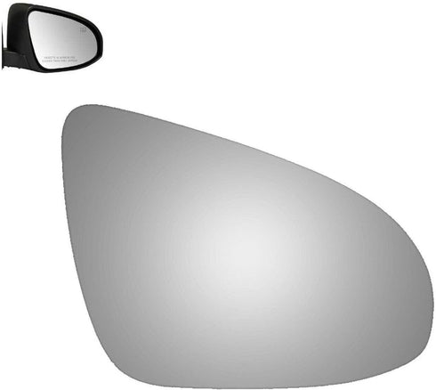 Mirror Glass fit for 2013 2014 2015 2016 2017 2018 Toyota Avalon 2012 2013 2014 2015 2016 2017 Toyota Camry Passenger Right Side RH Non Heated Rep...