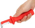 Jadeshay Electrical Cable Stripper Tool, Insulated Wire Cable Dismantling Knife with Stainless Steel Blade, Ergonomic Handle, Safety Cap...