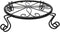 Black Original Patented Plant Stands for Flower Pot,Round Wrought Iron Flower Planter Pot Stand, Corner Gardening Pumpkin Stand...