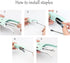 #10 Mini Green Plier Stapler with Staples Set Cute No.10 Manual Stapler with 1000 Rose Gold Staples for Office and Home Accessories Supplies(Green...
