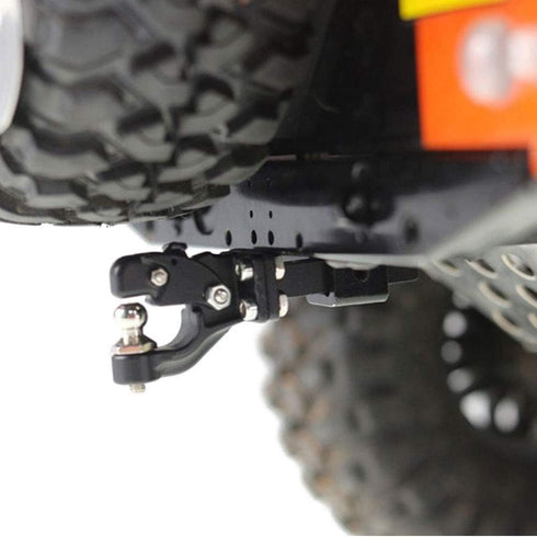 kingsea Metal Hitch Trailer Hook Link Component Trailer Hitch Receiver Compatible with TRX4 Axial SCX10 1/10 RC Crawler Trailer Hook Tow Hitch Tow...