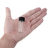 10ml Clear Glass Vials with Screw Caps and Plastic Stoppers, Small Liquid Sample Vial, Leak-Proof Vial, 25PCS...