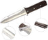 12" Hori Hori Garden Knife with FREE Diamond Sharpening Rod, Stainless Steel Blade with Protective Handguard and Full Tang Handle, Comes with Thic...
