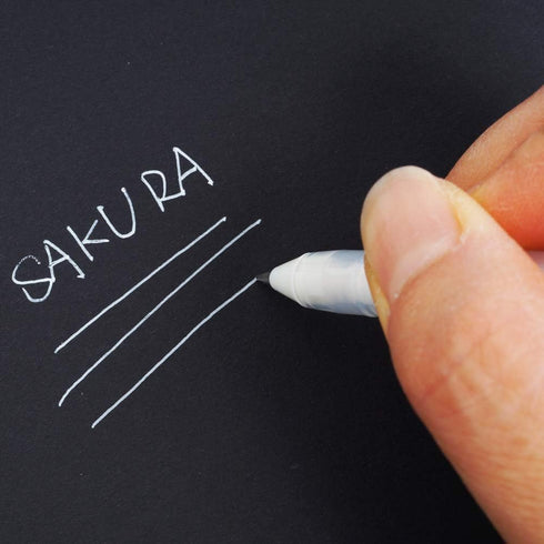 SAKURA GEL PEN GELLY ROLL THIN 0.5MM - WHITE - PROFESSIONAL USE...