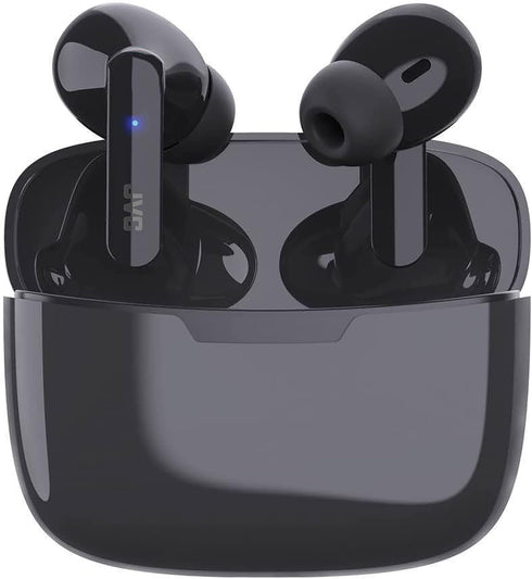 JVC HAD5TB Ultra-Compact IE Bluetooth Earbuds, True Wireless with Charging Case (Olive Black)...
