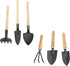 6 Pcs Mini Garden Tool Set Plant Potted Flower Gadget Wooden Handles for Transplanting Seedling Cultivating Weeding Flowers Vegetable Seedlings [F...