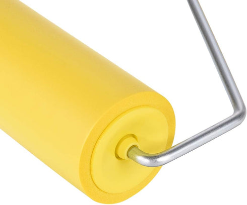 uxcell Nitrile Rubber Paint Roller Brush 9 Inch 225mm for Household Wall Painting Treatment with Plastic Handle...