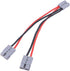 50A Connector Plug with 8AWG Wire, Y-Shaped Quick Connect Battery Harness, Forklift Plug Wire, Pair of Fixed Power Forklift connectors -30cm/0.98 ...