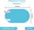 2 PCS Car Rearview Mirror Film, 3.93" x 5.9" Oval Side Window HD Anti-Fog Nano Rain-Proof Water-Repellent Film, Clear Vision Accessories, Compatib...