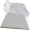 Adjustable Transparent Tilted Bowl Feeder with Raised Stand for Cat Pet(White)...