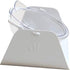 Adjustable Transparent Tilted Bowl Feeder with Raised Stand for Cat Pet(White)...