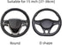 Bling Steering Wheel Cover,General car Bling for Women and Grils,15 Inch Colorful Rhinestone Steering Wheel Cover (Pink)...