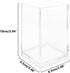3 Pack Clear Acrylic Cosmetic Pencil Pen Holder Cup, Clear Makeup Brush Holder, Desk Acrylic Brushes Storage...