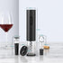 Electric Wine Bottle Opener, Battery Operated Wine Cork Opener With Foil Cutter, Wine Pourer and Vacuum Stopper, Automatic Corkscrews Wine Opener ...