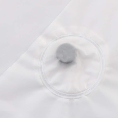 River Dream 2 Pack Snap in Shower Curtain Liner Replacements 70 x 54, White, with Magnets ?Removable Liner ?Plastic(PEVA)...