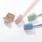 Multicolor Mini Toothbrush Head Covers, 4 Pack, Straw Portable Tooth Brush Holders for Travel, Household, Bathroom...
