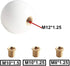 DEWHEL White/Black Fing Fast Shift Knob for 6 Speed Short Throw Shifter 12X1.25 10X1.5 10X1.25 8X1.25...
