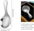 Short Handle Spoons,4 Pcs Small Scoops for Canisters, Stainless Steel Mini Salt Spoons for Salt Sugar Condiments Coffee Tea Dessert (4, Silvery)...