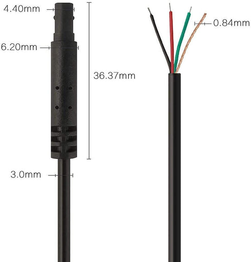 WOLFBOX 33Feet Rear Camera Longer Replacement Cable for G840S/ G930 / G840H / G850 / G850PRO / i07/ i17 / G900PRO Version with 2.5mm Jack (4-Pin)...