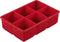 Houdini Large Cube Silicone Tray Ice Mold, 2 pack, RED, 5257595...